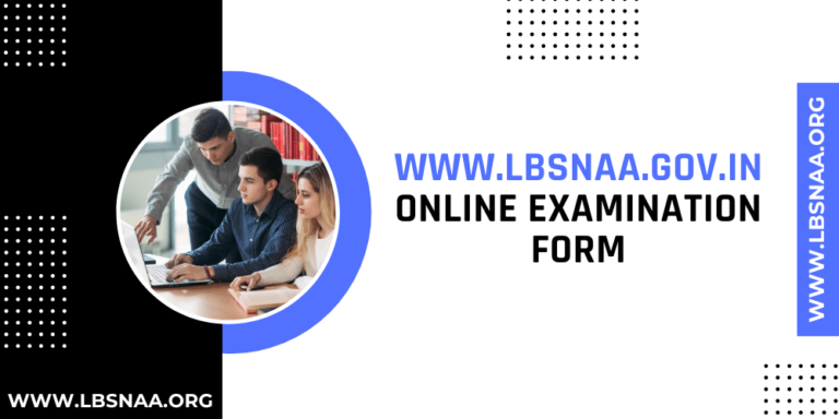 LBSNAA-online-examination-form