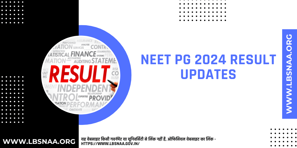 NEET PG 2024 Result Updates