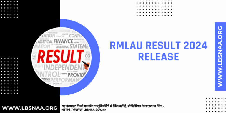 RMLAU Result 2024 Release