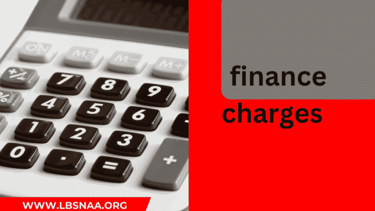 finance charges